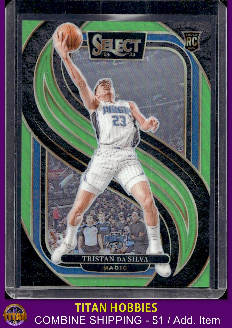 2024 Panini Select Premier NEON GREEN Rookie #167 Tristan Da Silva Prizm RC /75