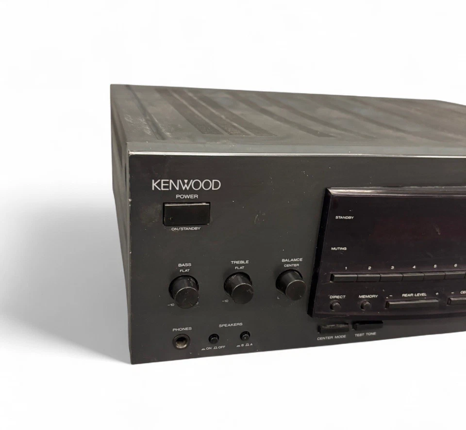 Kenwood KR-V5580 AV Surround Stereo Receiver Home Theater Phono Input - Tested! - Image 3 of 4