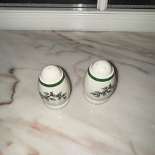spode christmas tree Salz und Pfeffer Streuer Neuwertig Top
