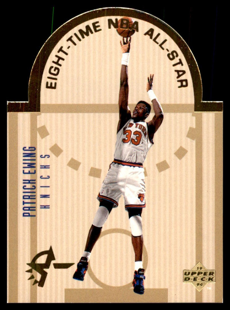 1993-94 Upper Deck Special Edition - Die-Cut All-Stars Patrick Ewing #E11