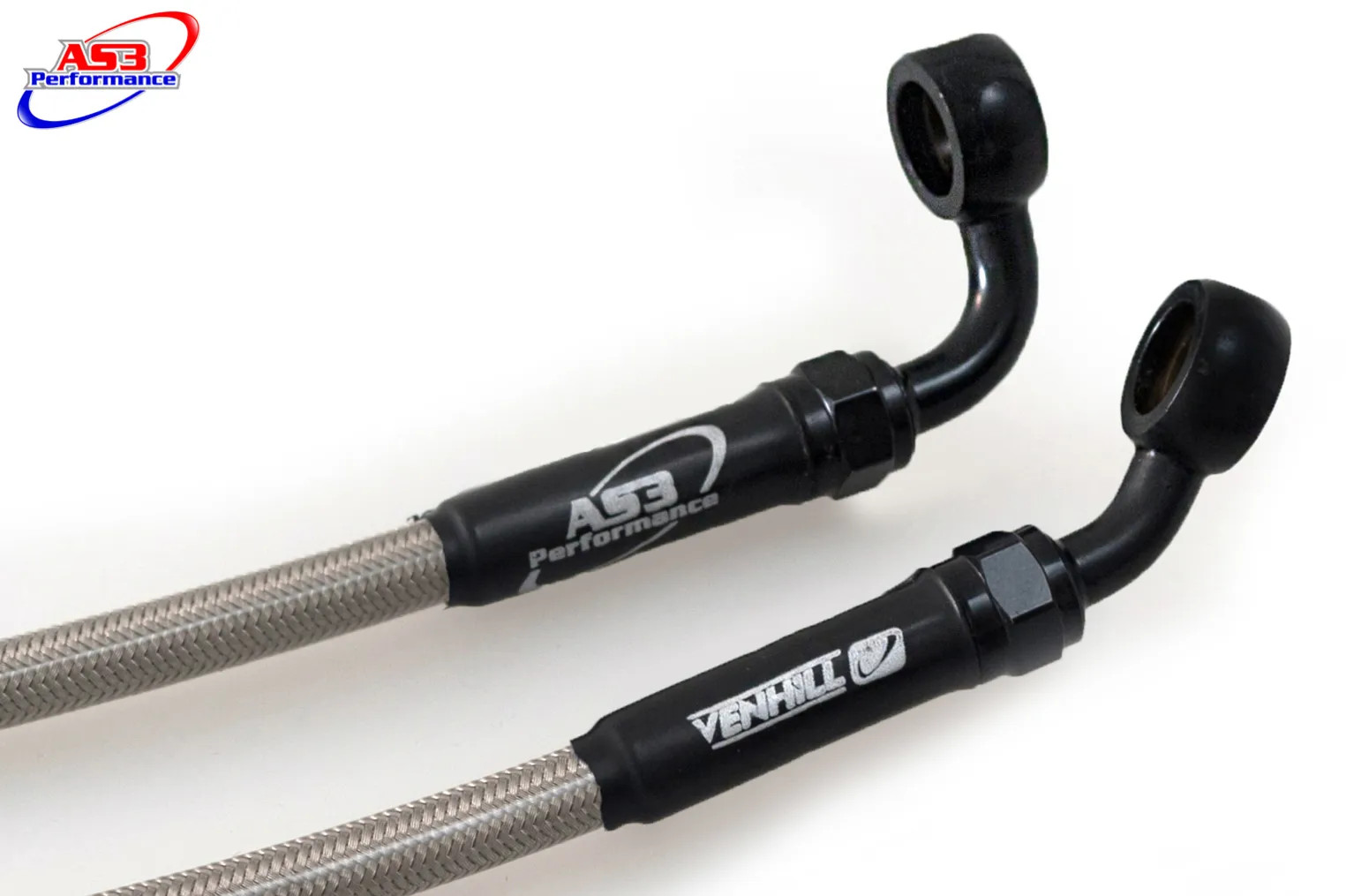 AS3 VENHILL REAR BRAKE LINE HOSE for KAWASAKI KLR 650 1987-1994