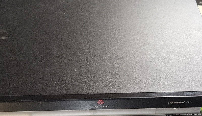 Polycom Sound Structure C12 Audio Processor Conference System 2201-33120-001