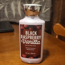 Bath  Body Works Black Raspberry Vanilla 24 Hour Moisture Body Lotion 8 fl oz