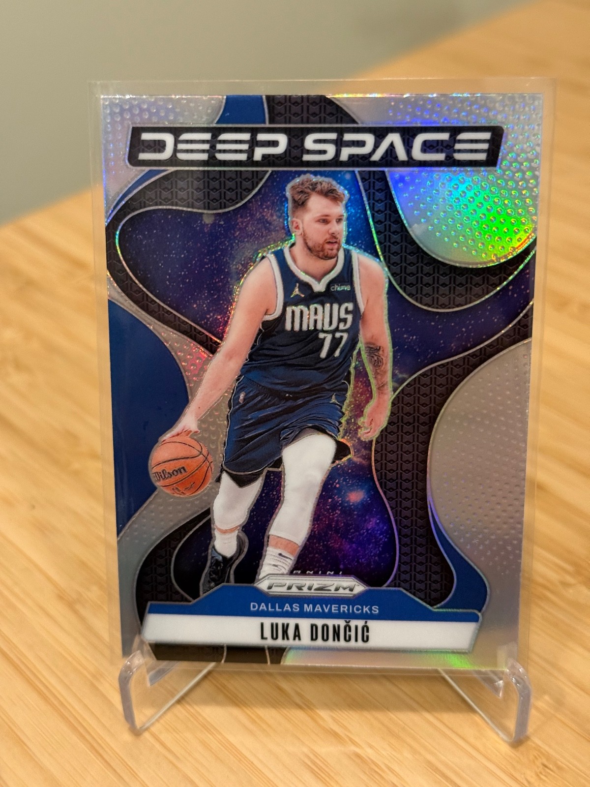 2024-25 Panini Prizm #4 Luka Doncic Deep Space Prizms Silver