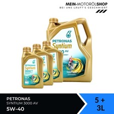 Petronas Syntium 3000 AV 5W-40 VW 505 01 RN0710 Motoröl 5+3 Liter = 8 Liter