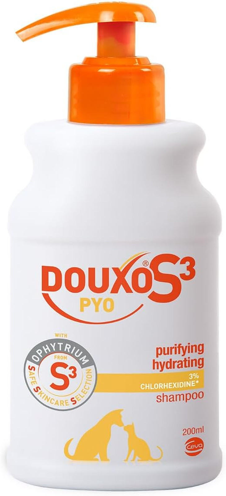 DOUXO S3 PYO Shampoo, Antibacterial & Anti-Yeast Shampoo for Dogs & Cats