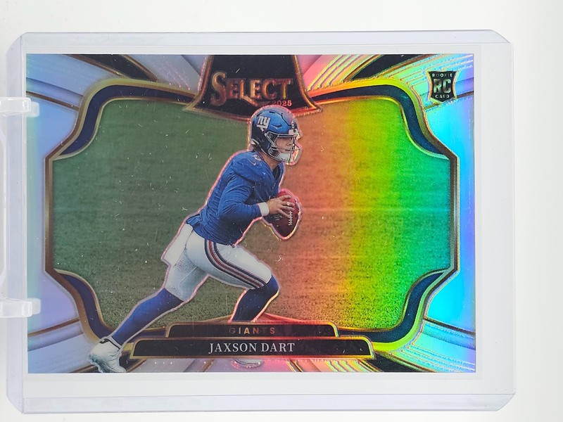 JAXSON DART 2025 SELECT FIELD LEVEL ROOKIE SILVER PRIZM #493 GIANTS Q0731