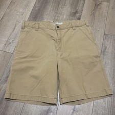 Carhartt Men's 38 Rugged Flex Relaxed Fit Canvas Work Shorts Brown BS2514-M