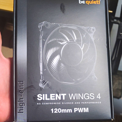 be quiet! Silent Wings 4 BL093 120mm PWM 4-Pin Case Fan 1600RPM Black