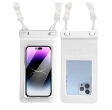 8.3" Waterproof Underwater Dry Bag Pouch Clear Cell Phone Case Cover HITWAY