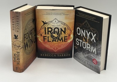 Rebecca Yarros THE EMPYREAN Complete Series Lot of 3 (#1-3) Set Hardcover Books