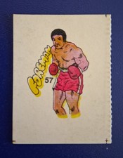 GEORGE FOREMAN #57 VERY RARE White Back Version 1986 Venezuelan Boxing Card