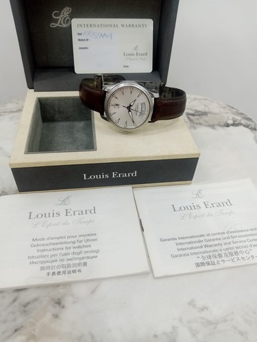 Louis Erard watch, very rare, automatic, with leather strap - Picture 11 of 17
