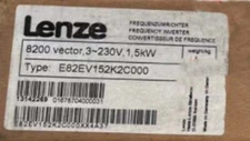 E82EV152K2C000 NEW LENZE E82EV152_2C000 INVERTER 8200 Vector 1.5kW