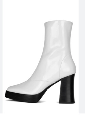 Jeffrey Campbell Kalopsia Platform Block Heel Ankle Boots sz