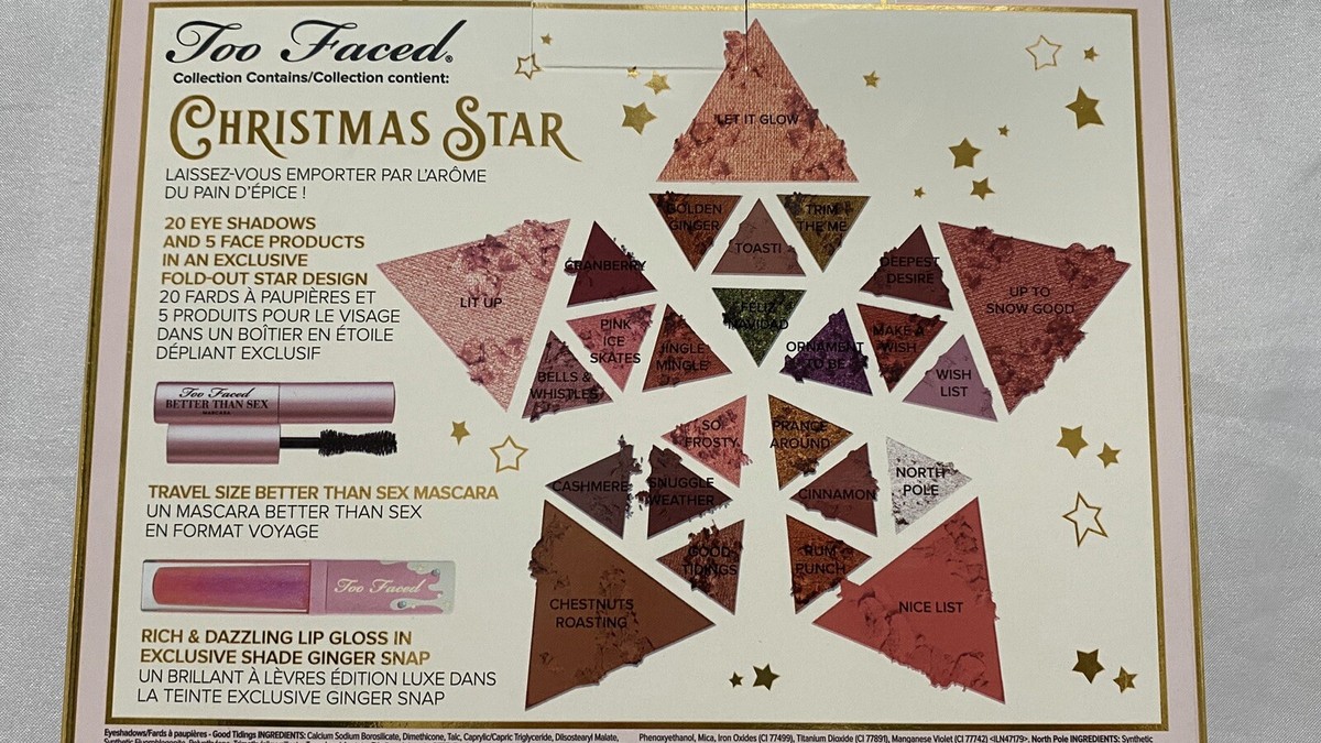 Too Faced Christmas Star Makeup Face & Eye Collection Set
