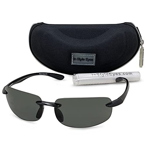In Style Eyes Lovin Maui Wrap Polarized Sunglasses Non Bifocal, Tortoise - Picture 4 of 7