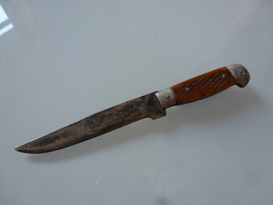 ANCIEN PETIT COUTEAU SCOUT ENFANT JOUET JEUNESSE CIRCA 1950 - Photo 2/4