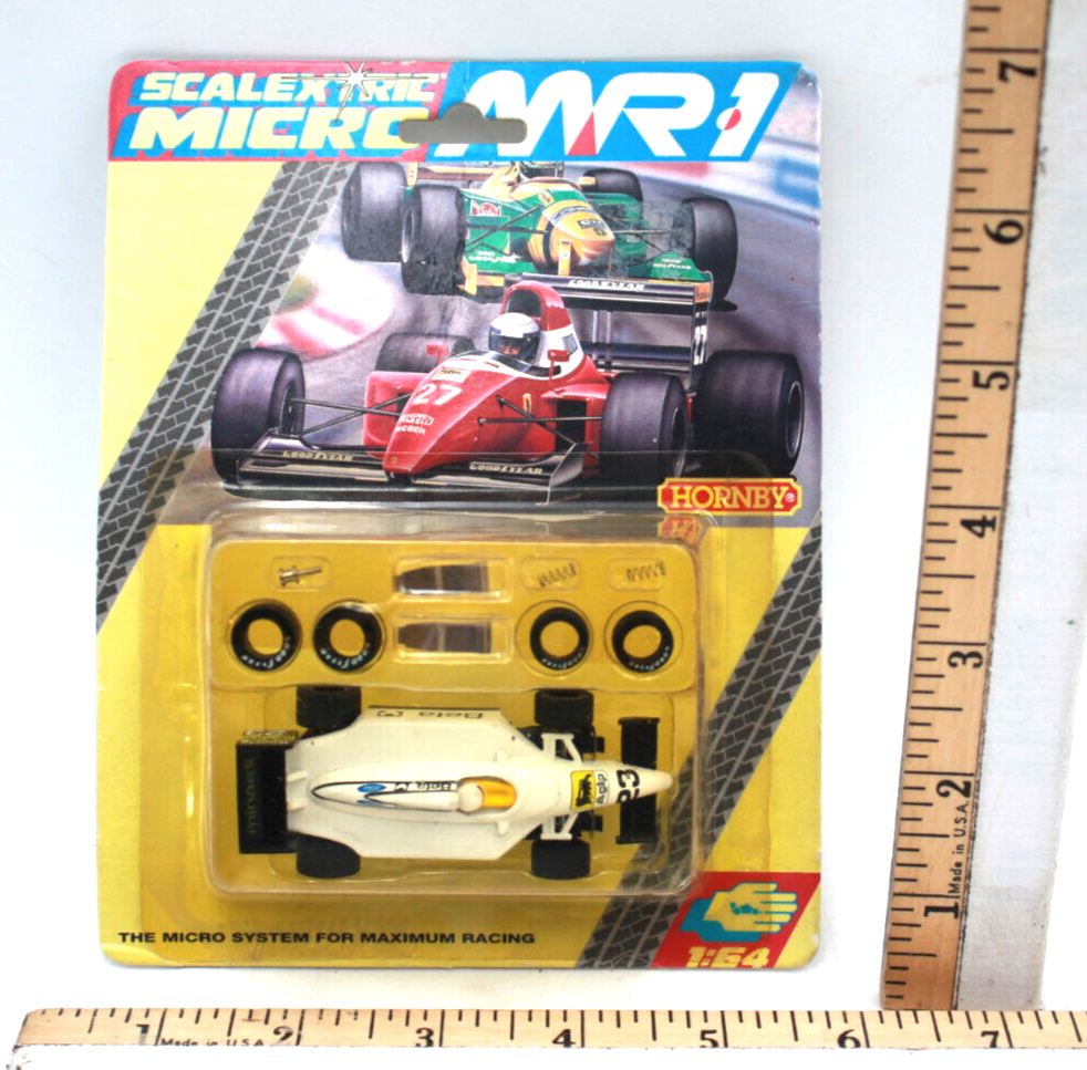 Rare Early Micro Scalextric HO Slot Car Ford Beta Minardi Indy F1 23 1