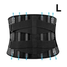 Adjustable Lower Back Brace Lumbar Support Waist Belt Men Women Pain Relief NEW