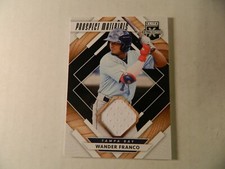 2020 Panini Elite Materials Jersey Card of Wander Franco - Rays SUPER HOT