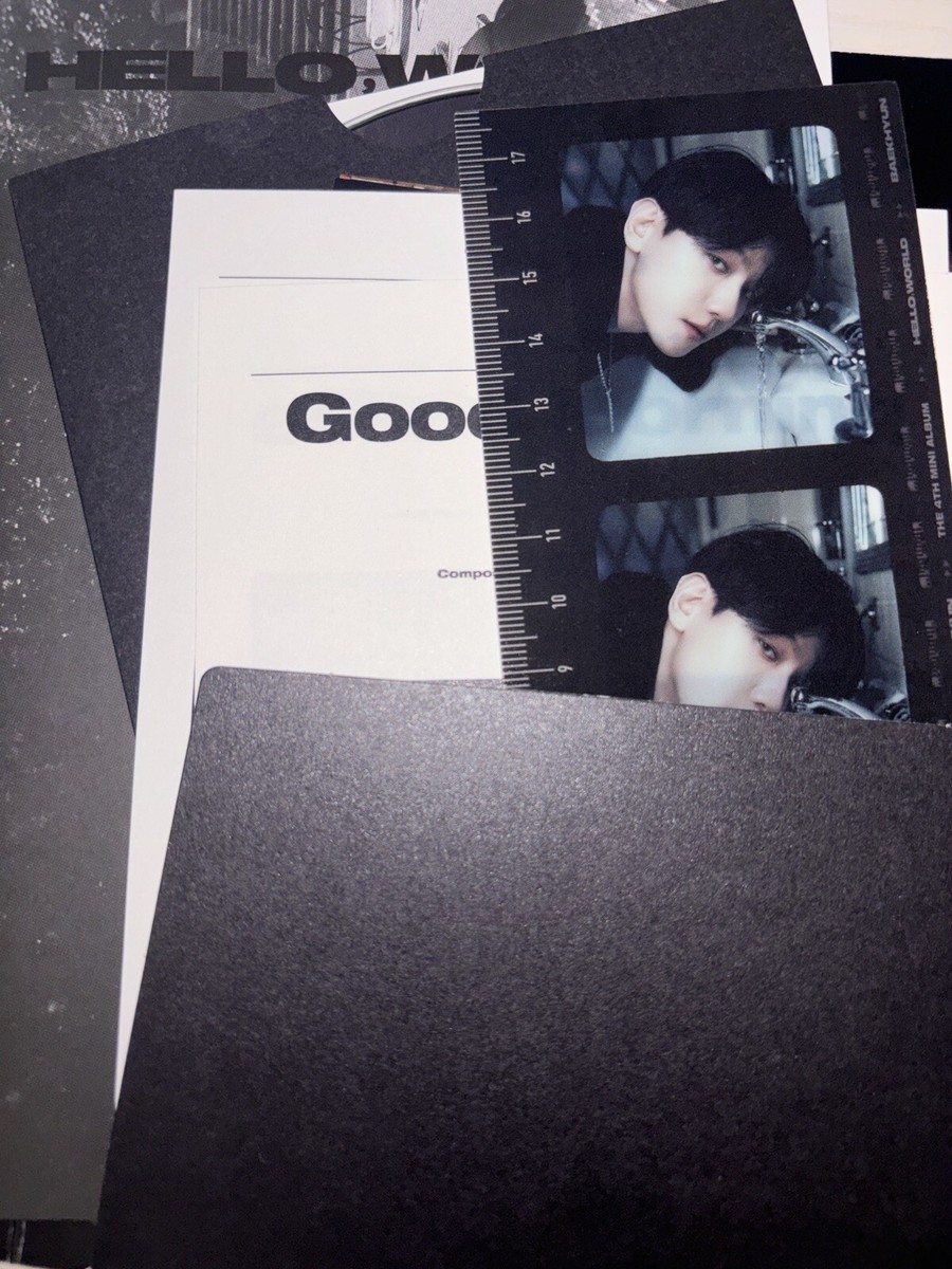 BAEKHYUN ベッキョン Hello world アルバム 直筆サイン BAEKHYUN 