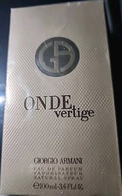Onde Vertige by Giorgio Armani for Women 3.4 oz EDP Spray Brand New