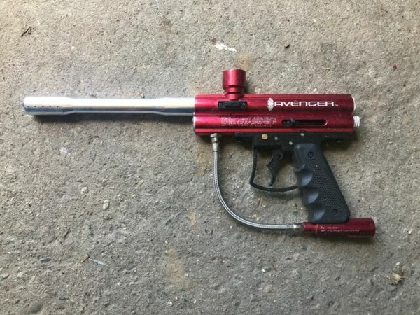 Brass Eagle Avenger Paintball Gun Marker With Vl 200 Viewloader Hopper Untested For Sale Online Ebay