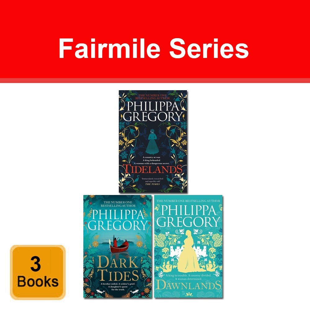 Philippa Gregory Fairmile Series 3 Books Collection Set Tidelands, Dark Tides