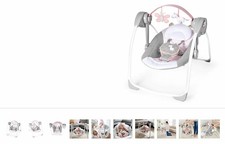 ingenuity comfort 2 go portable swing audrey