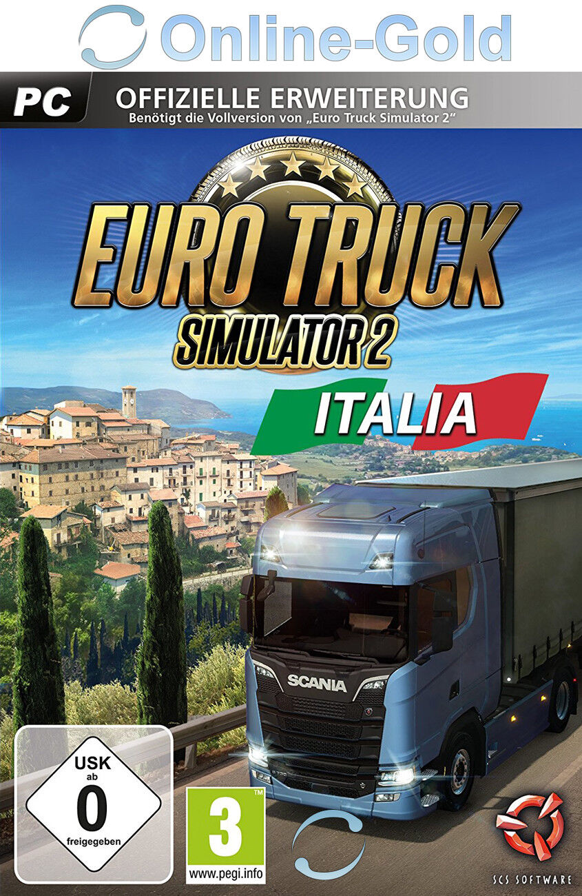 Euro Truck Simulator 2 Italia Expansion DLC for PC Game Steam Key