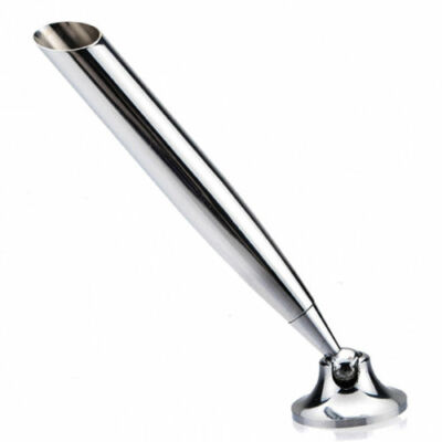 2pcs Desktop Pen Pencil Holder Ball Point Swivel Stand Funnel Foundation B029