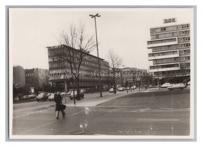 Berlin 1976 - Kleiststraße Nachkriegsarchitektur Verkehr Autos - Foto 1970er