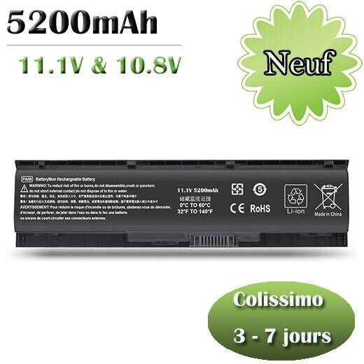 Batterie pour HP Pavilion PA06062, corrigez le manque d'autonomie de votre PC TPN-Q174 11.1V