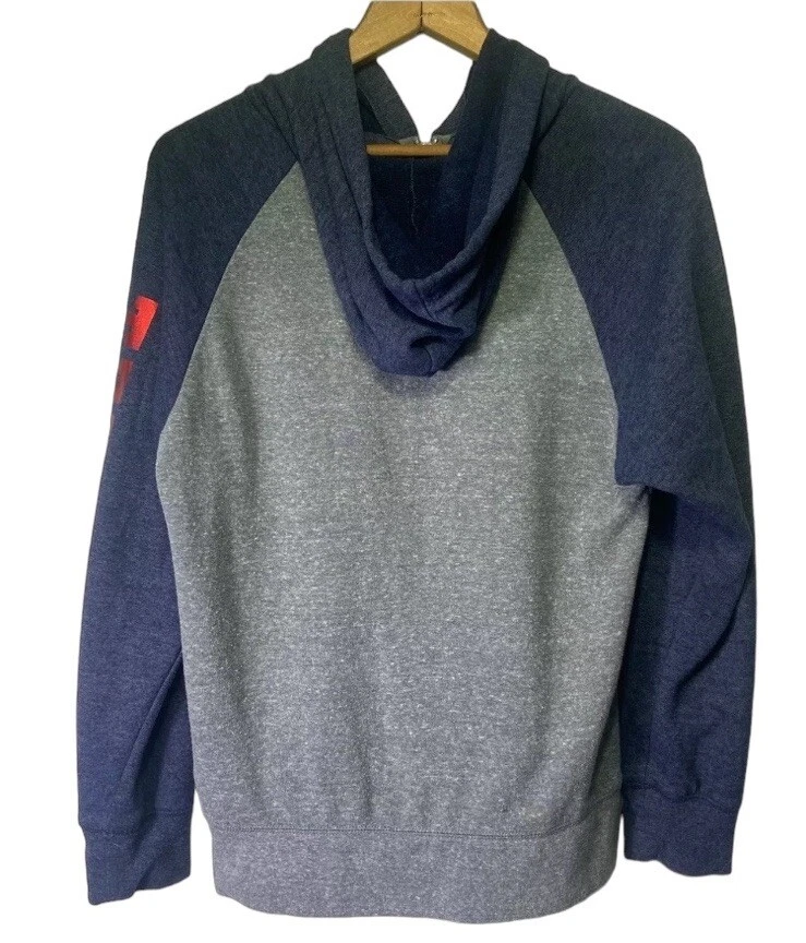 VETEMENTS NFL HOUSTON TEXANS FELPA CON CAPPUCCIO DONNA TAGLIA MEDIA FULL ZIP TASCHE