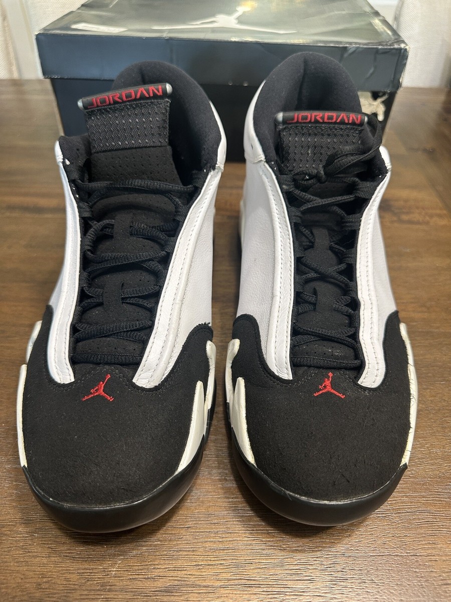 Nike Air Jordan 14 Retro Black Toe 2014 487471-102 OG Box Men US
