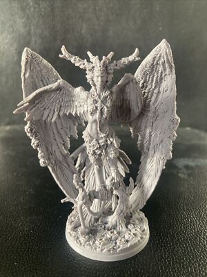 Harpyie Miniatur, Etherfields Kickstarter, Tischmodell D&D unlackiert