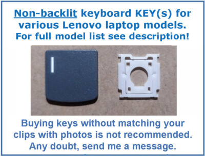 TYI NEW NONBACKLIT Keyboard KEY for Lenovo Ideapad S540 S740 Yoga C740 C940 ser.