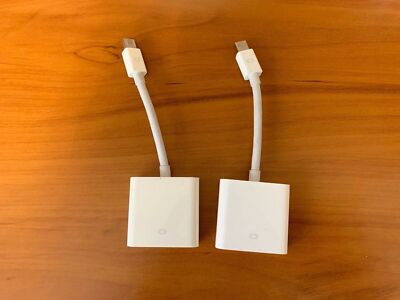 Genuine Apple Mini Display Port or Thunderbolt DVI Adapter MB570LL/B 2-Pack