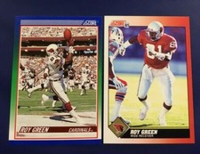 1990 & 1991 Score #216 #383 ROY GREEN Lot 2 Phoenix Cardinals Nice Cards ! 