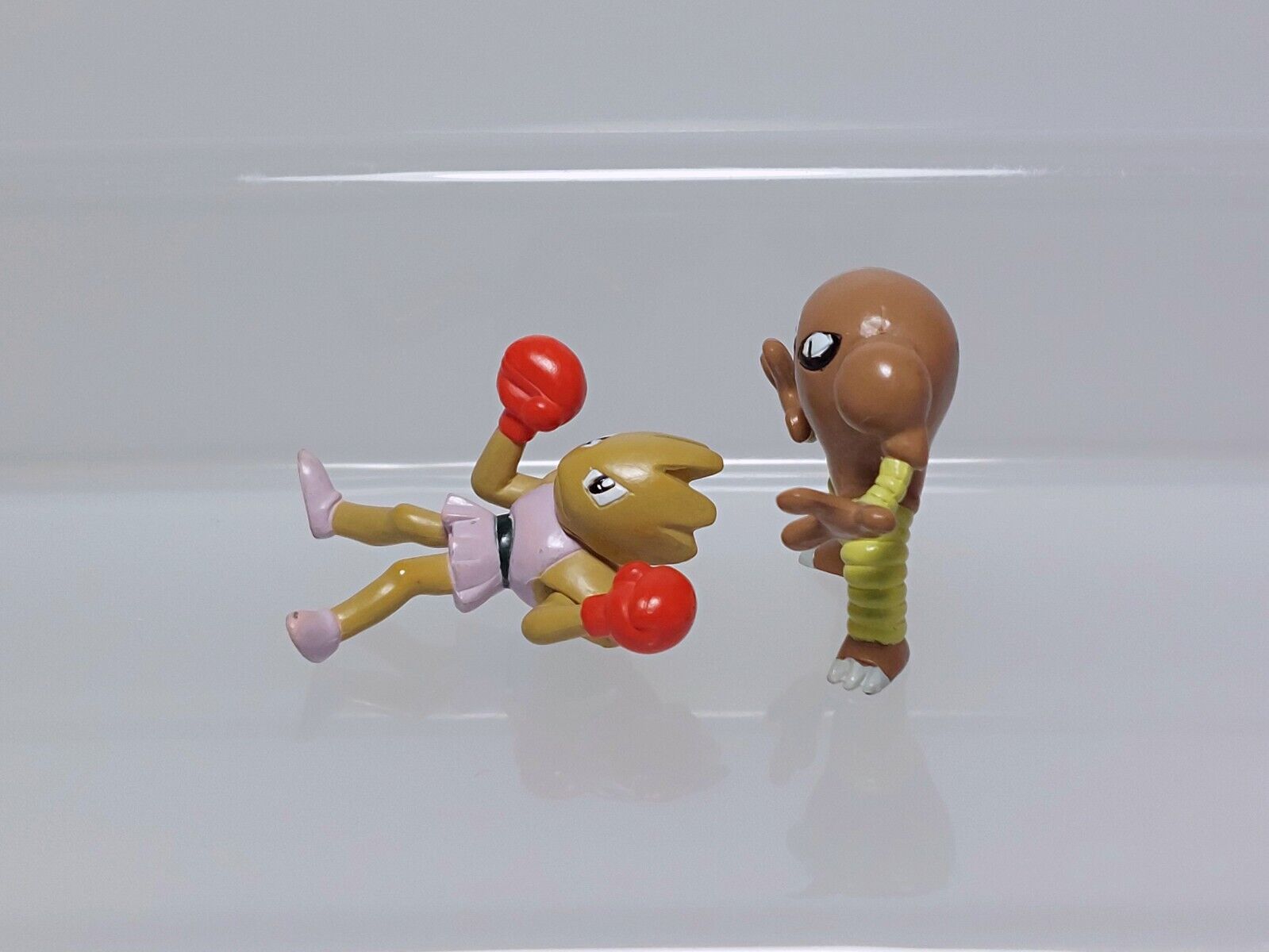 Hitmonchan Hitmonlee Pokemon Full Color Advance Figure Bandai Q02 1.1-1.25in