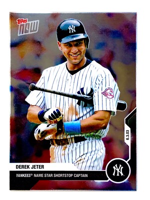 2020 Topps NOW - Derek JETER - Career Retrospective Chrome #DJ-2 YANKEES