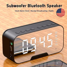 Bocina Altavoz Port til LED Inal mbrico Speaker con Bluetooth USB/AUX/FM Radio