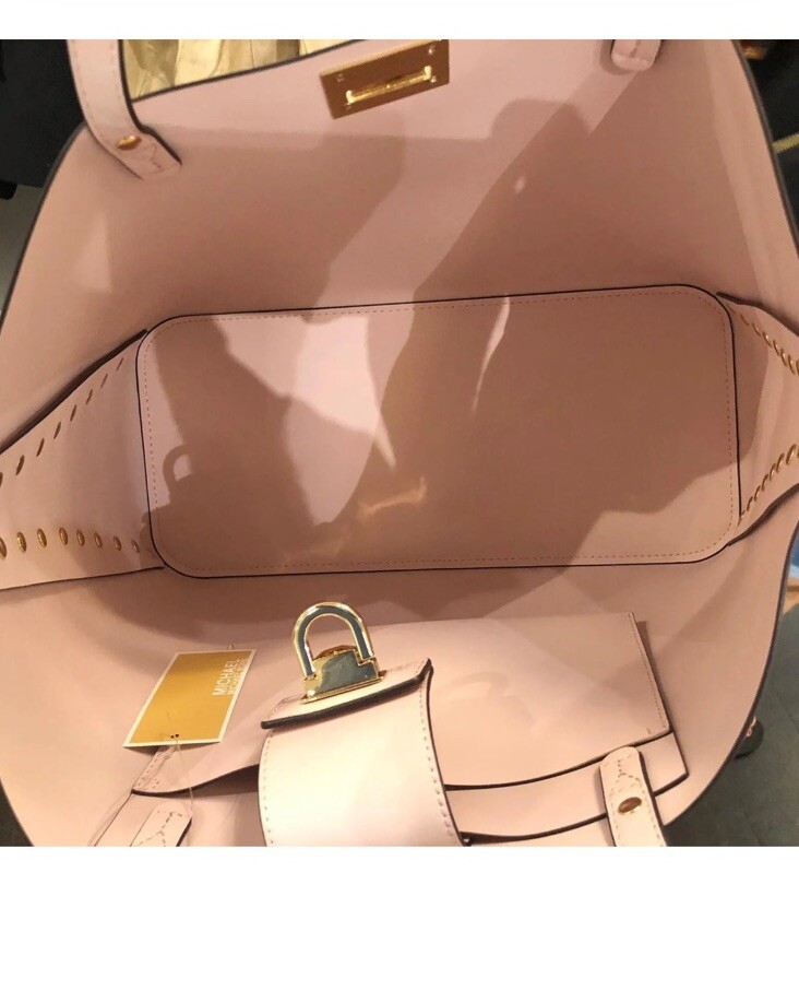 MICHAEL KORS MANHATTAN LARGE TOTE IN POWDER BLUSH NWT🌺Flash sale!!! thumbnail 4