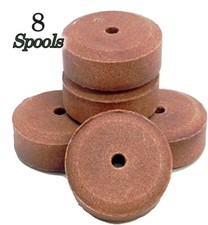 8 Pack Salt Trace Mineral Lick Spool Wheels Rabbit Guinea Pig Hamster Chinchilla