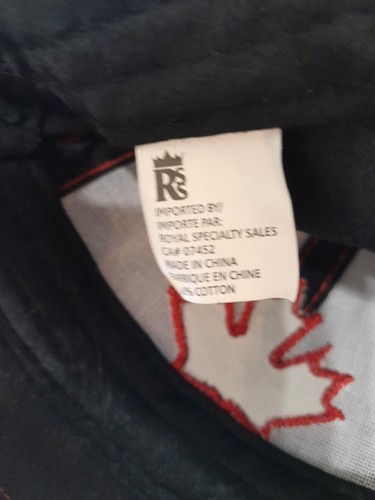 Gorra de béisbol negra y roja de Canadá ajustable por la realeza ventas especializadas bonita... - Imagen 6 de 6