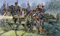 French Line/Guard Artillery Figure Kunststoff Kit 1:72 Modell Italeri