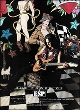 Guns N' Roses Gilby Clarke 1993 ESP Hybrid guitar advertisement 8 x 11 ad print