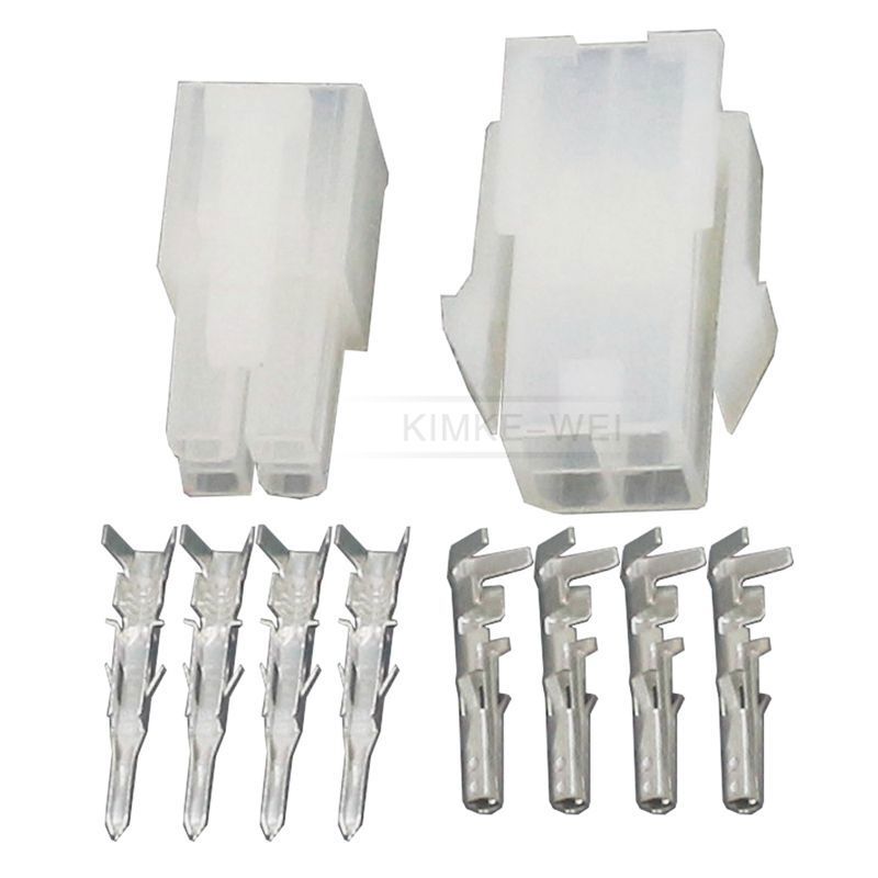 4 Pin/Way Molex Mini-Fit Jr 5557/5559 4.2mm Connector Kits (Plug+