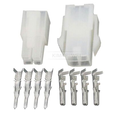 4 Pin/Way Molex Mini-Fit Jr 5557/5559 4.2mm Connector Kits (Plug+
